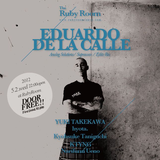 'EDUARDO DE LA CALLE' The Ruby Room Showcase