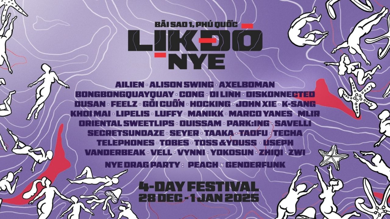 アジアの電子音楽シーンを牽引する「Likdo」、フーコック島で4日間の年越しフェス開催