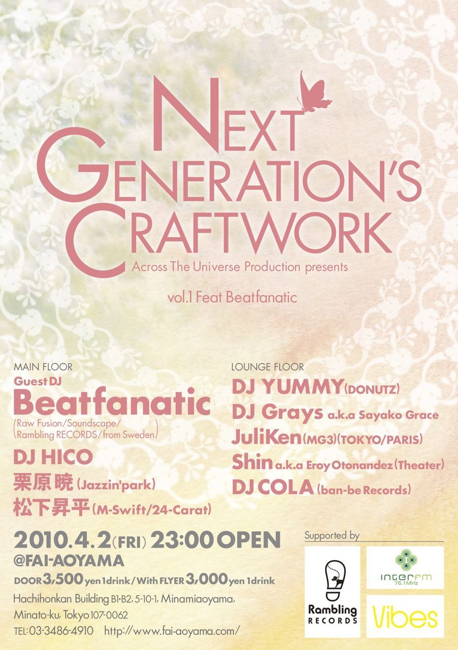 Next Generation's Craftwork Vol.1 Feat Beatfanatic