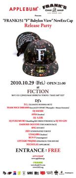FRANK151 "F" Babylon View NewEra Cap Release Party