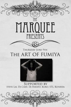 MarqueeThursday Presents "The Art of Fumiya"