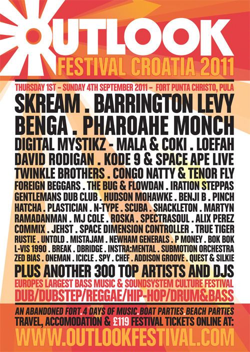 OUTLOOK FESTIVAL　2011