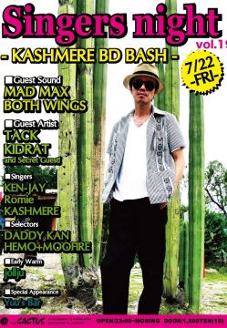 SINgers Night vol.19『Keep Your Head Up!』KASHMERE B.D BASH