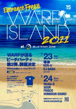 WARP ISLAND'11 at BLUE WIDNY ZONE