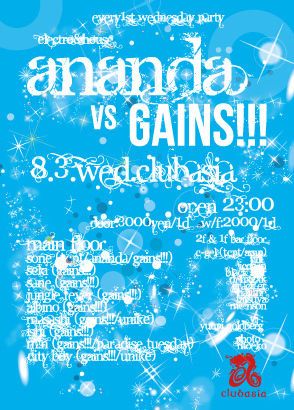 ananda×GAINS!!!