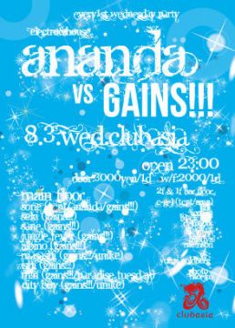 ananda×GAINS!!!