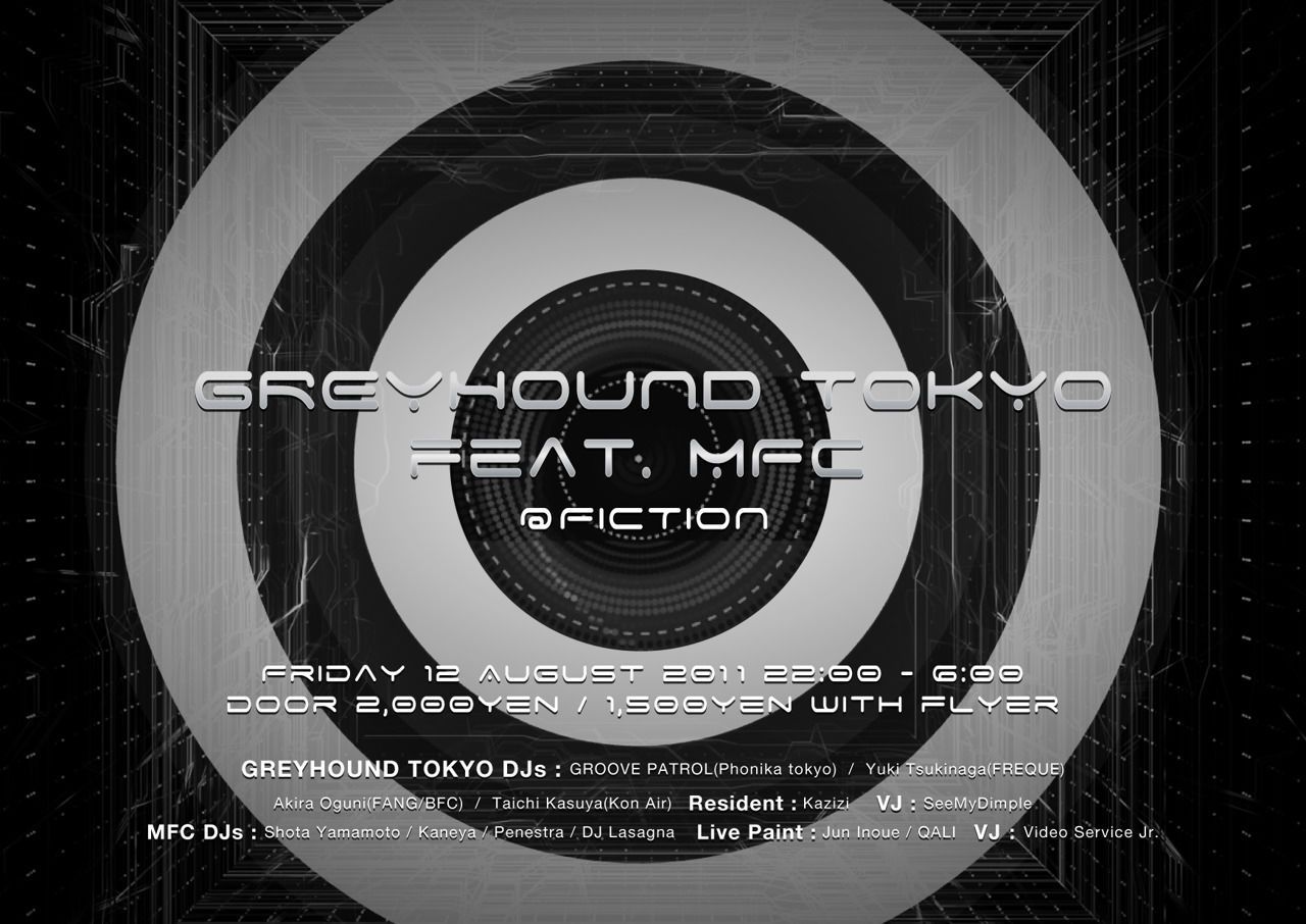 GREYHOUND TOKYO feat MFC