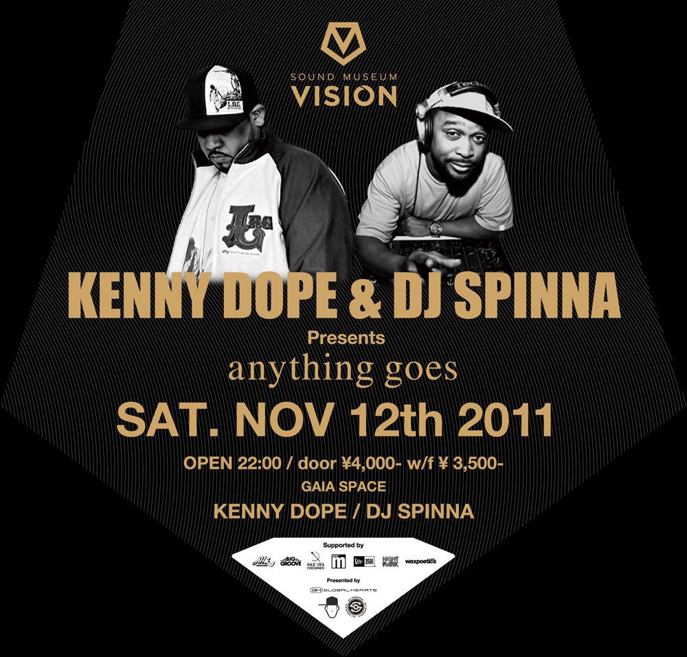 KENNY DOPE & DJ SPINNA Presents "anything goes"  