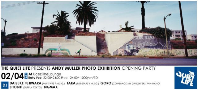 Andy Muller PHOTO exhibition  OPENING PARTY presented by MAXWELL DISTRIBUTION CO.
