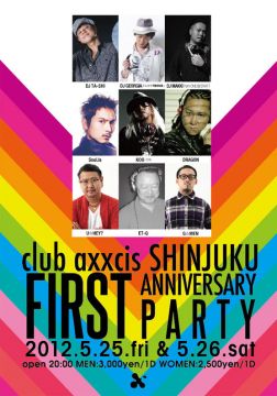 club axxcis SHINJUKU 1st ANNIVERSARY PARTY-DAY 2-