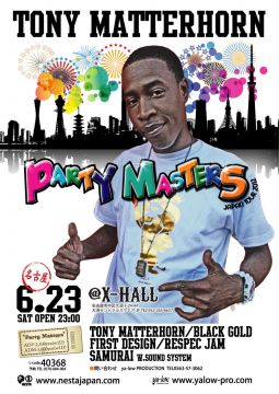 TONY MATTERHORN "Party Masterz" JAPAN TOUR