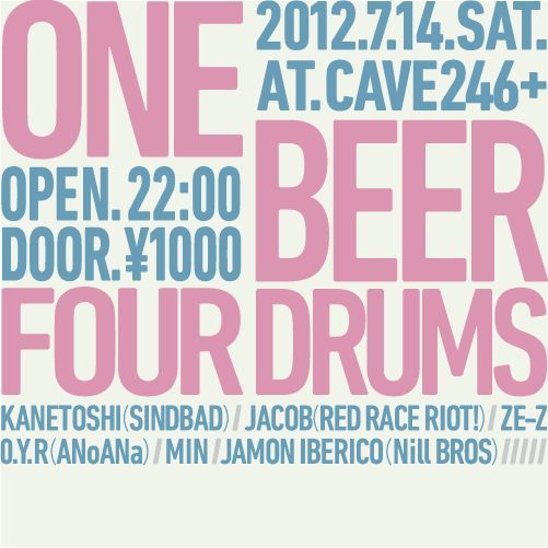 One Beer Four Drums