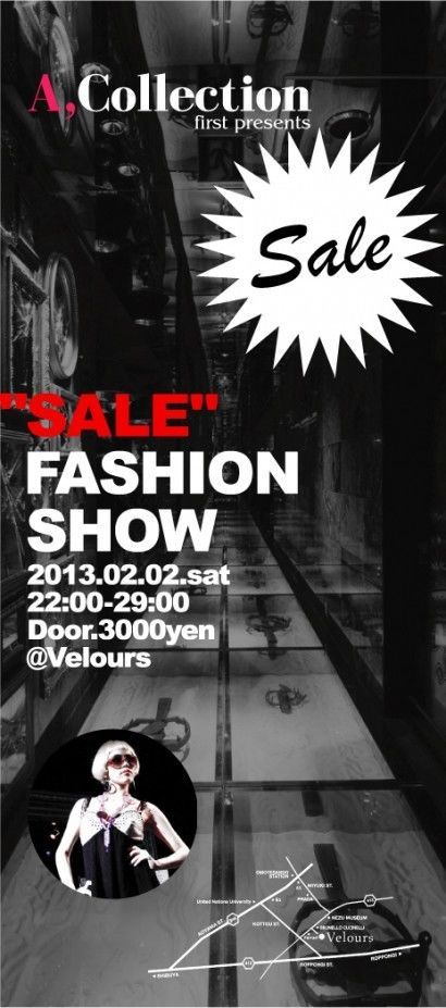 A,Collection first presents “SALE”FASHION SHOW