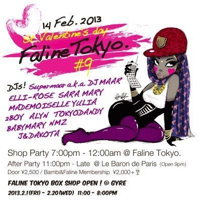 FALINE TOKYO. 9th ANNIVERSARY -St. Valentine’s Day♥-