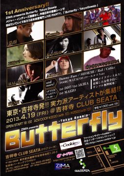 ZIMA presents Butterfly-TokyoGossip- 1st Anniversary- 
