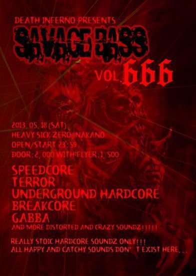 Death Inferno presents SAVAGE BASS Vol.666