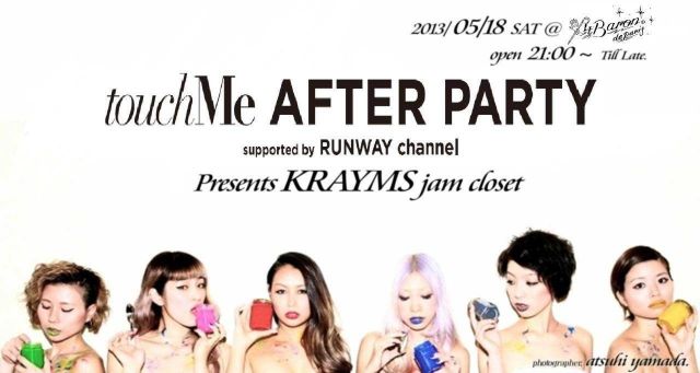 touchMe after party presents KRAYMS jam closet 