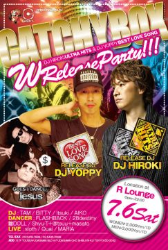 CATHY BOX  『DJ HIROKI"ULTRA HITS"&DJ YOPPY"BEST LOVE SONG"』W Release Party!!!