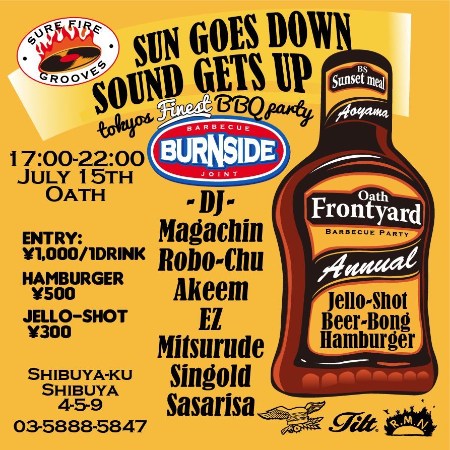 T19 presents BBQ Party "BURNSIDE"