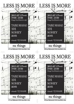 less is more