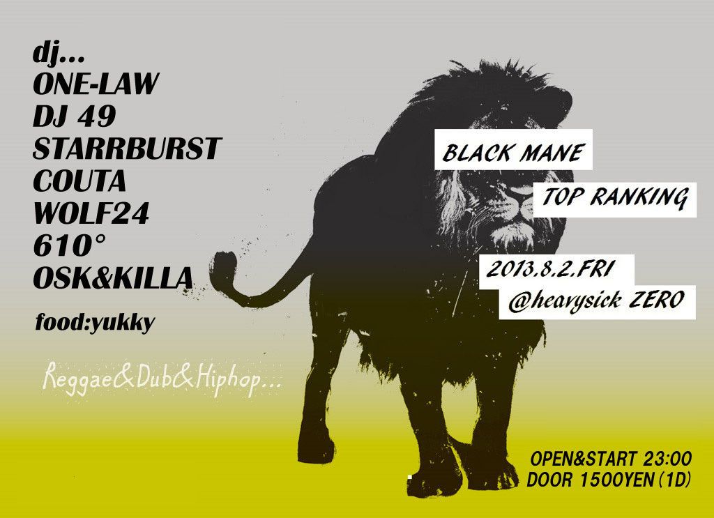 BLACK MANE TOP RANKING