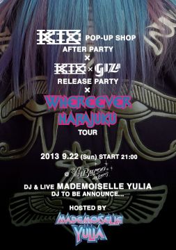 KTZ POP-UP SHOP After Party × KTZ GIZA Release Party × WHEREEVER HARAJUKU Tour