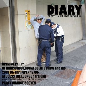 FIRST FRAIDAY feat.BUENA SUERTE -Exposicion de arte- 「DIARY」
