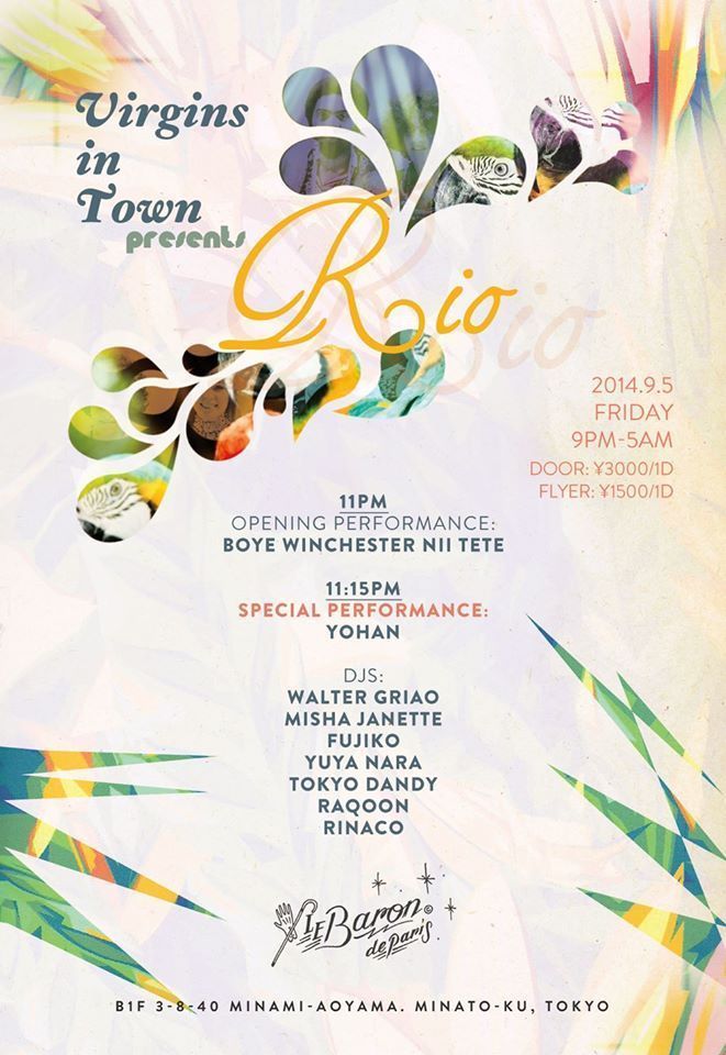  Virgins in Town presents: RIO