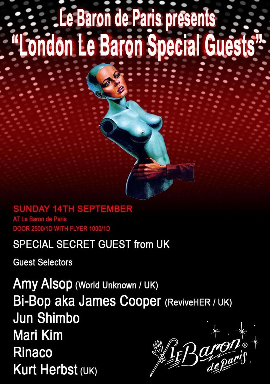 Le Baron de Paris presents “London Le Baron Special Guests”