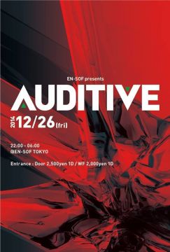 AUDITIVE boyz party #2 @EN SOF SHIBUYA