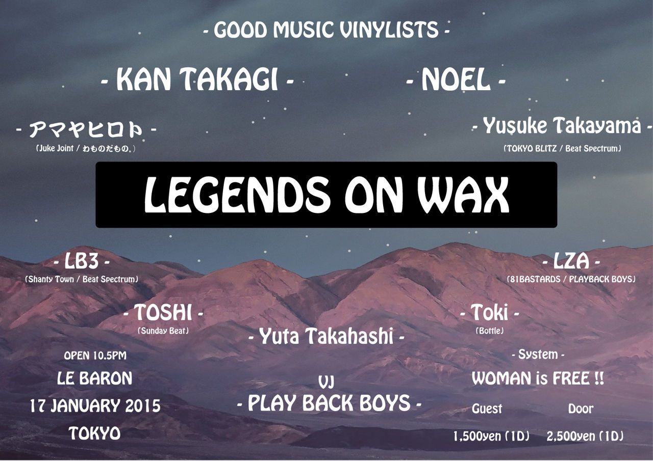 LEGENDS ON WAX