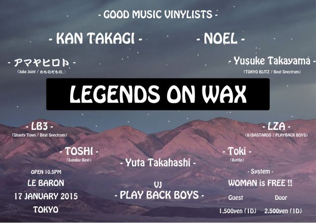 LEGENDS ON WAX