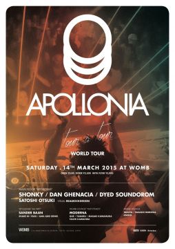 WOMB presents APOLLONIA "TOUR A TOUR" WORLD TOUR