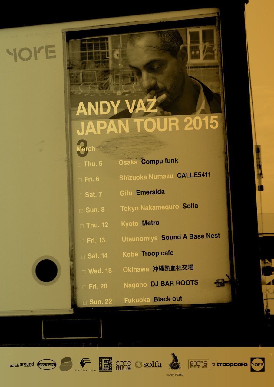 Andy Vaz Japan Tour K.T.T. Presents