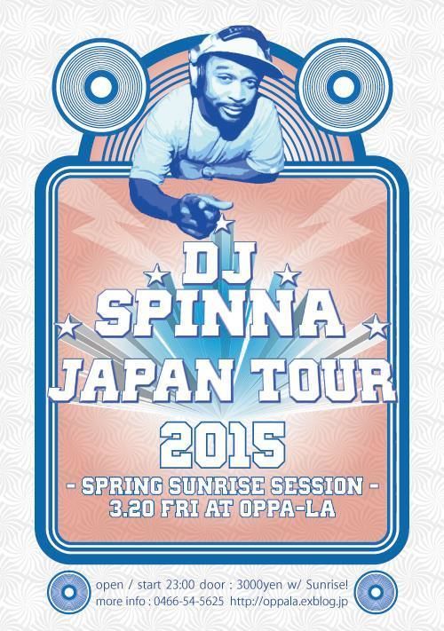 DJ SPINNA JAPAN TOUR 2015