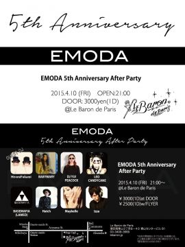 EMODA 5th Anniversary after party 