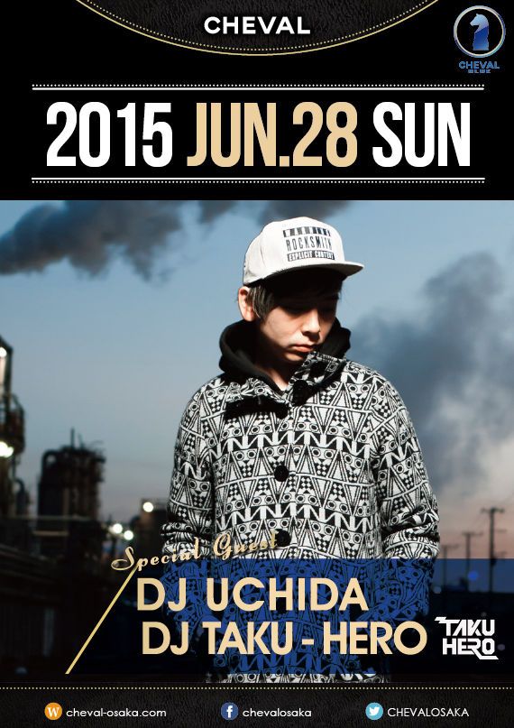 BLUE SPECIAL GUEST : DJ UCHIDA, DJ TAKU-HERO「EDGE」