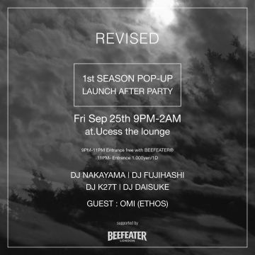 REVISED 1st Season POP-UP Launch After party