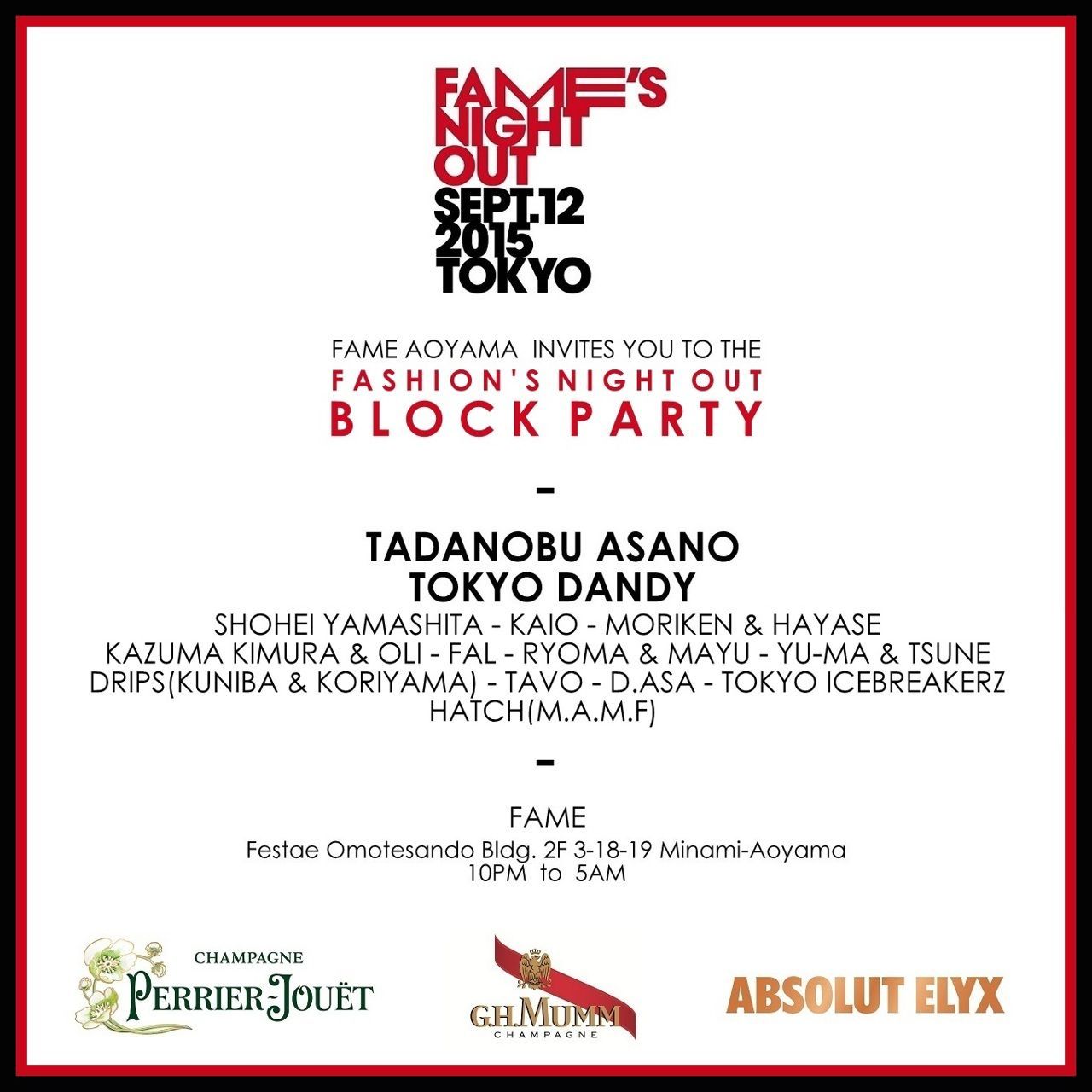 FAME'S NIGHT OUT