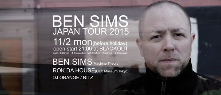 BEN SIMS JAPAN TOUR 2015