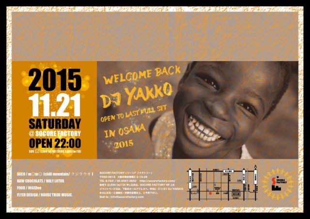 welcome back DJ YAKKO in osaka