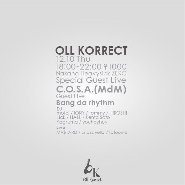 Oll Korrect【NIGHT TIME】