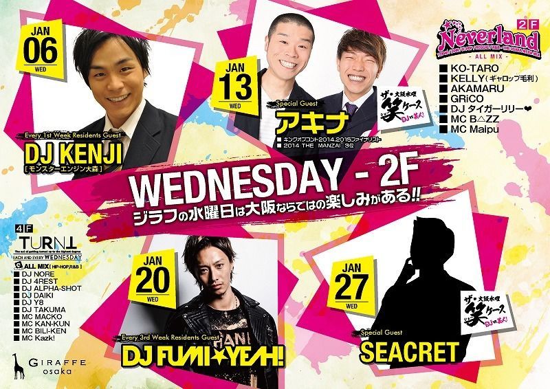 2F Neverland / SPECIAL GUEST : DJ KENZI
