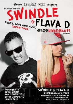 Swindle & Flava D Japan Tour 2016