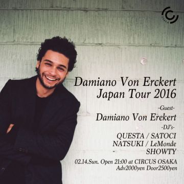 DAMIANO VON ERCKERT JAPAN TOUR 2016