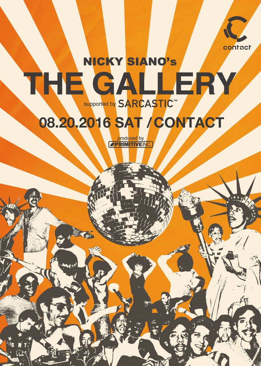 Nicky Siano's THE GALLERY supported by Sarcastic