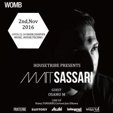 HOUSE TRIBE presents MATT SASSARI