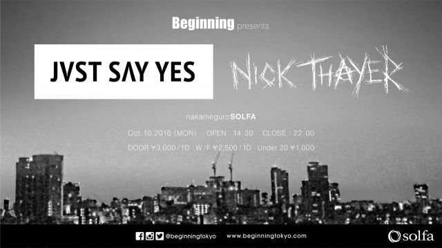 Beginning feat.JVST SAY YES x Nick Thayer