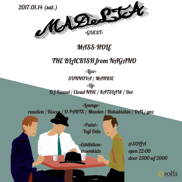 MADeLIA feat. MASS-HOLE , THE BLACKISH from NAGANO