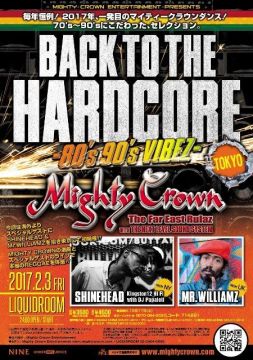 Mighty Crown Entertainment presents BACK TO THE HARDCORE-80's 90's Vibez-